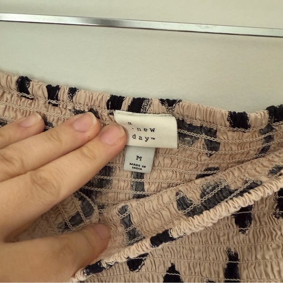 A New Day Strapless Brushstroke Midi Dress – Size M - Picture 4 of 4